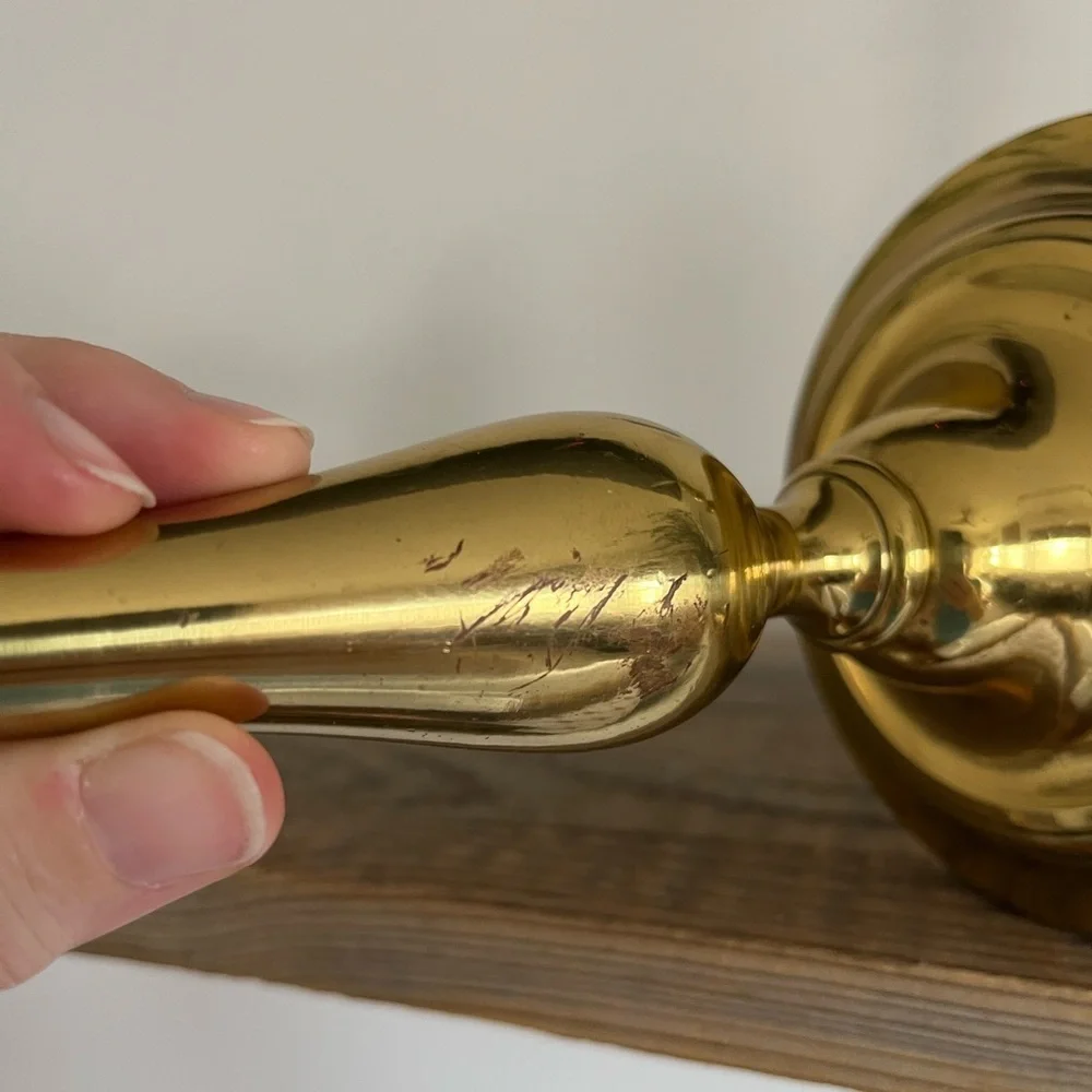 Set 2 Brass Candlesticks